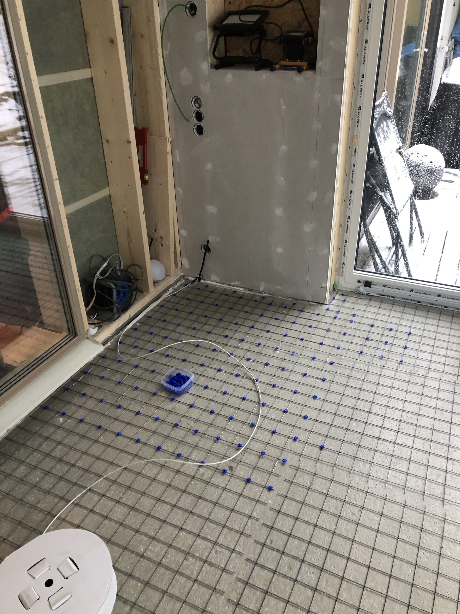 Installation av golvvärme